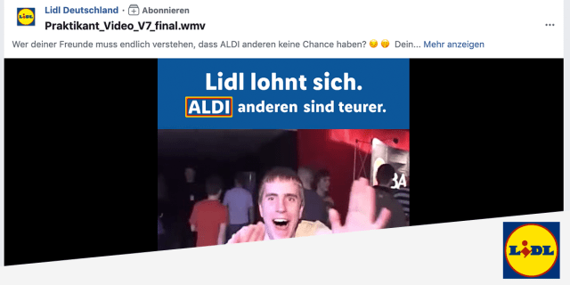 Lidl Meme Facebook Video