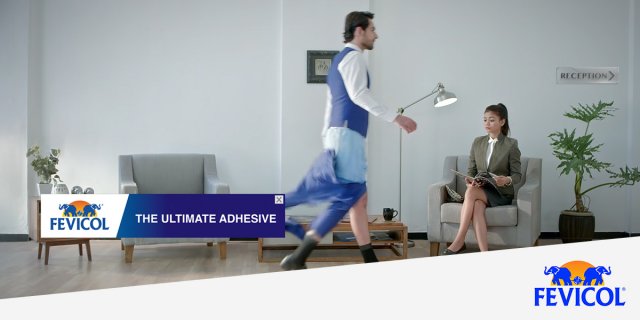 Fevicol adhesive youtube banner