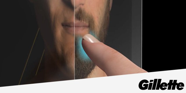 gillette skin to surface haptic campaign