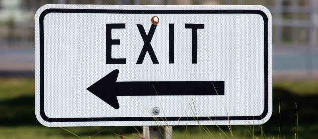 Exit Schild