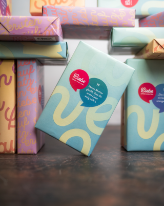 Hugendubel Liebe auf den ersten Satz Buchverpackung